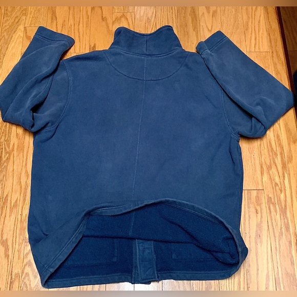 Men’s XXL Navy Blue 80/20 Cotton Poly RVCA Cardigan Sweatshirt Sweater - Picture 10 of 16